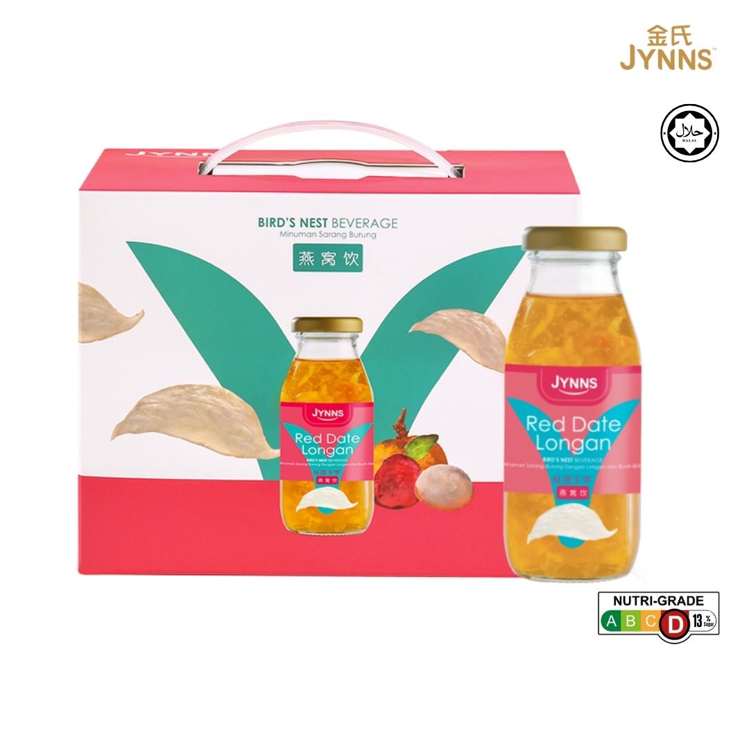 JYNNS Red Date Longan Bird’s Nest Beverage 200mlx6