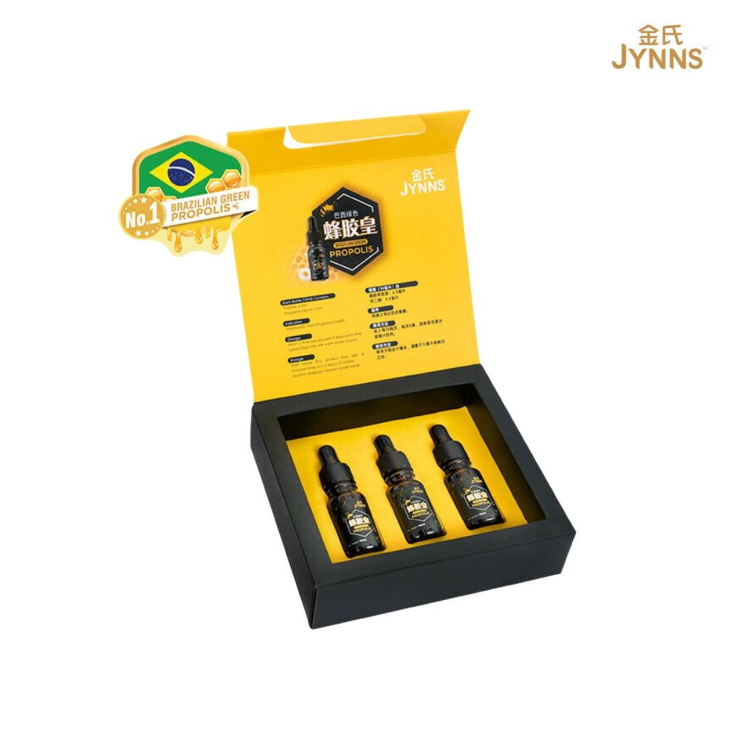 JYNNS Brazilian Green Propolis 10mlx3 Bottles