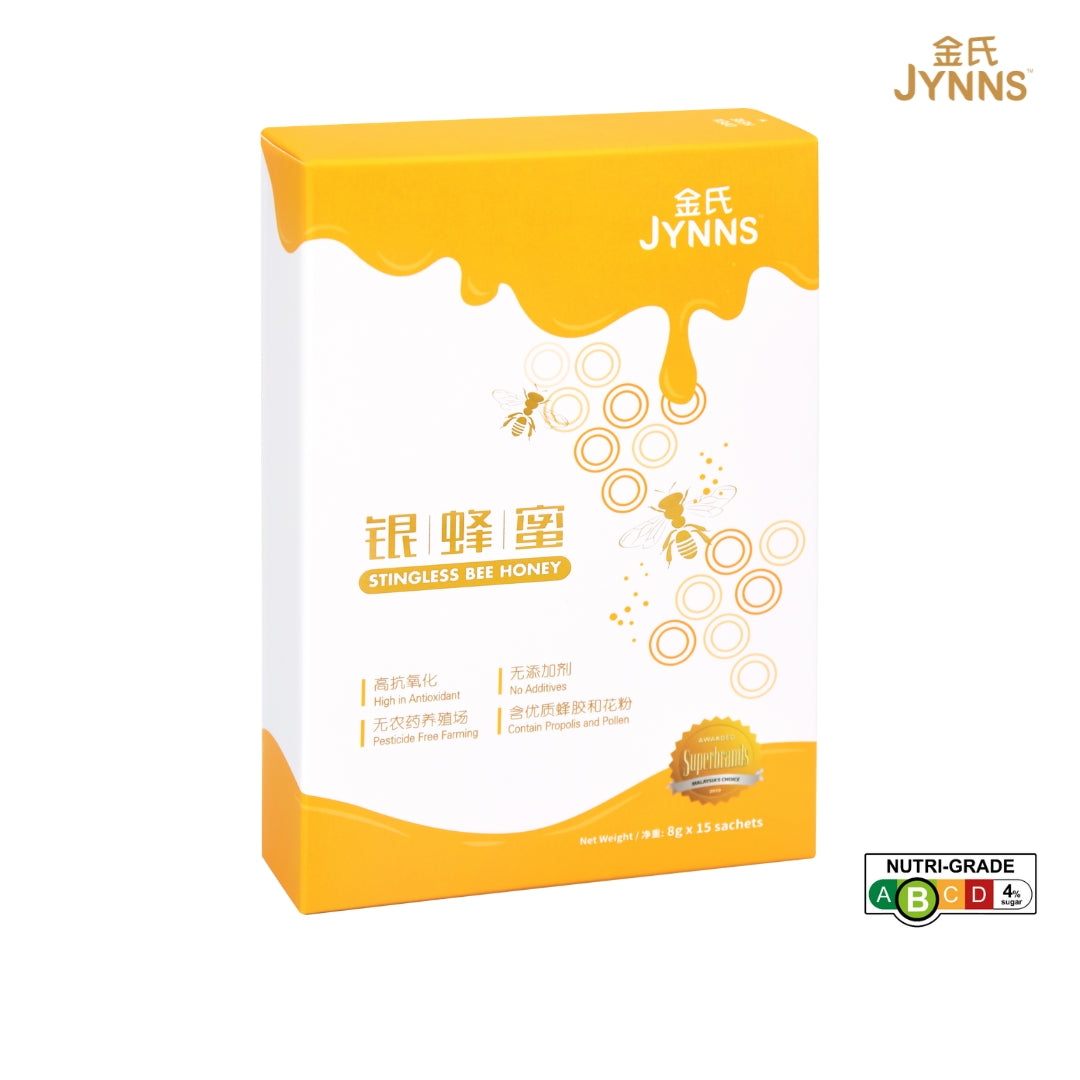 (BUY 4 FREE 1) JYNNS Stingless Bee Honey 15 stick/Box