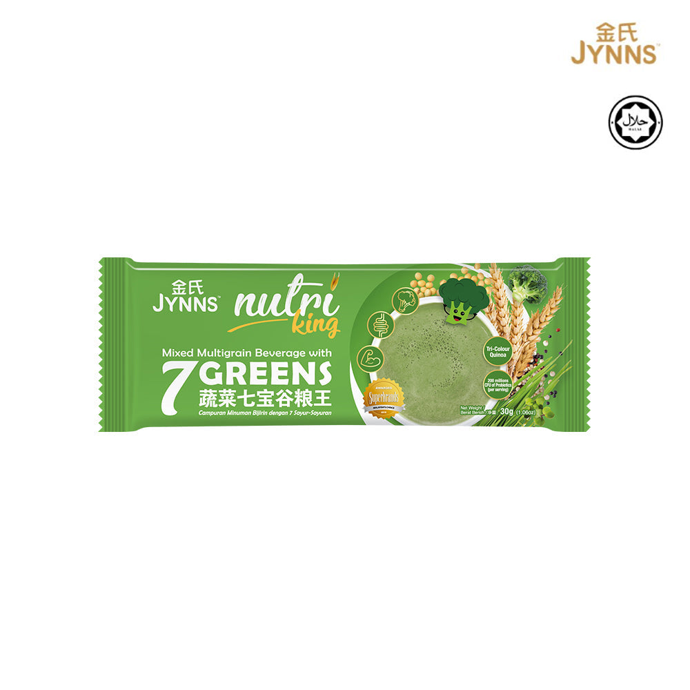 JYNNS Nutri King Mixed 7 Greens Multigrain Beverage Box 30g x 15s'