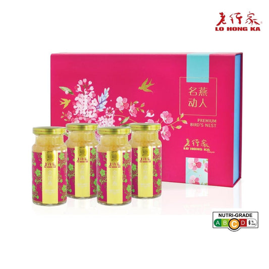 Lo Hong Ka Gold Bird's Nest Gift Box 150gx4 Bottles
