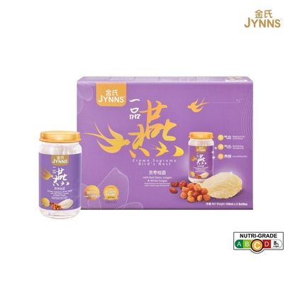 JYNNS 金氏一品燕红枣龙眼银耳燕窝 150ml x3瓶